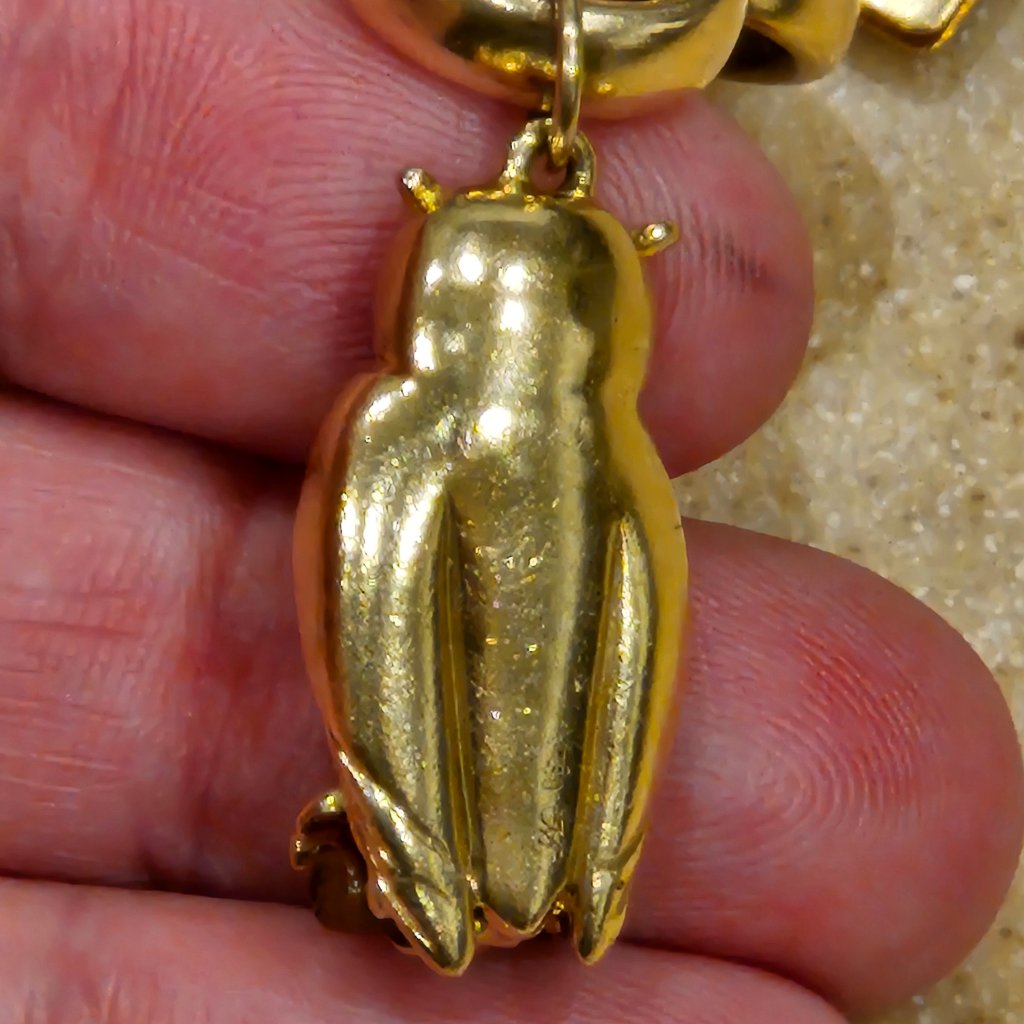 Rare Vintage Monica Rich Kosann Wisdom Owl Tsavorite 18k Gold Charm Pendant — image 5 of 8